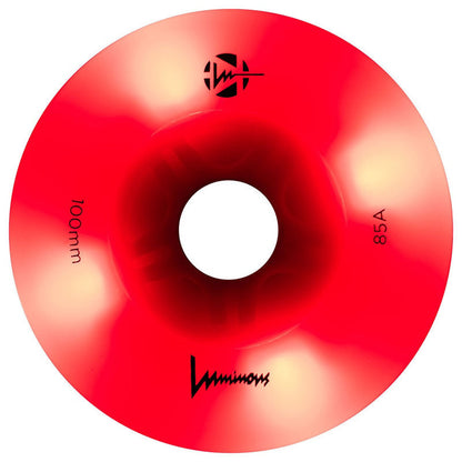Luminous LED 100mm/85A Wheels (Pack of 3)