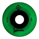 Luminous LED 72mm/85A Wheels (Pack of 4)
