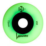 Luminous LED 72mm/85A Wheels (Pack of 4)