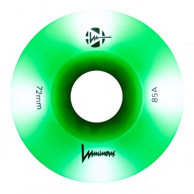 Luminous LED 72mm/85A Wheels (Pack of 4)