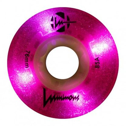 Luminous LED 76mm/85A Wheels (Pack of 4)