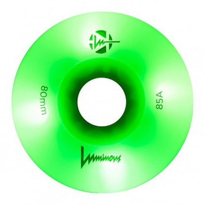Luminous LED 80mm/85A Wheels (Pack of 4)