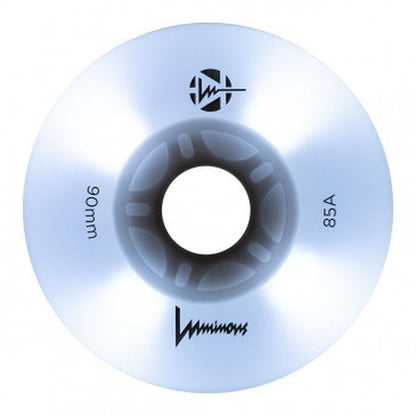 Luminous LED 90mm/85A Wheels (Pack of 4)