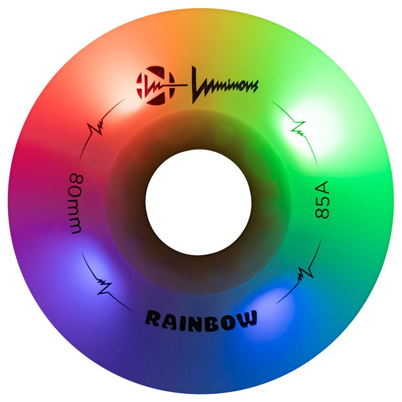 Luminous LED 80mm/85A Wheels (Pack of 4)