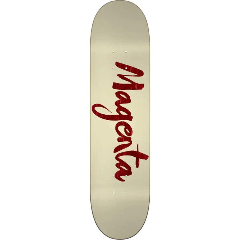 Magenta Big Brush Team Skateboard Deck 8.125"