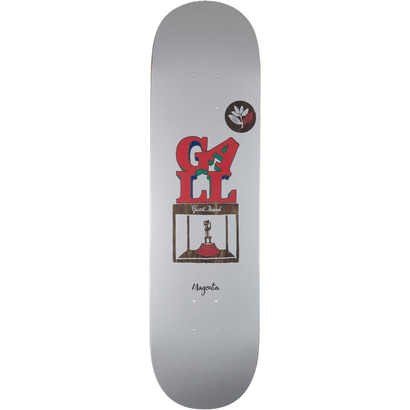 Magenta Fred Gall Guest Skateboard Deck 8.25"