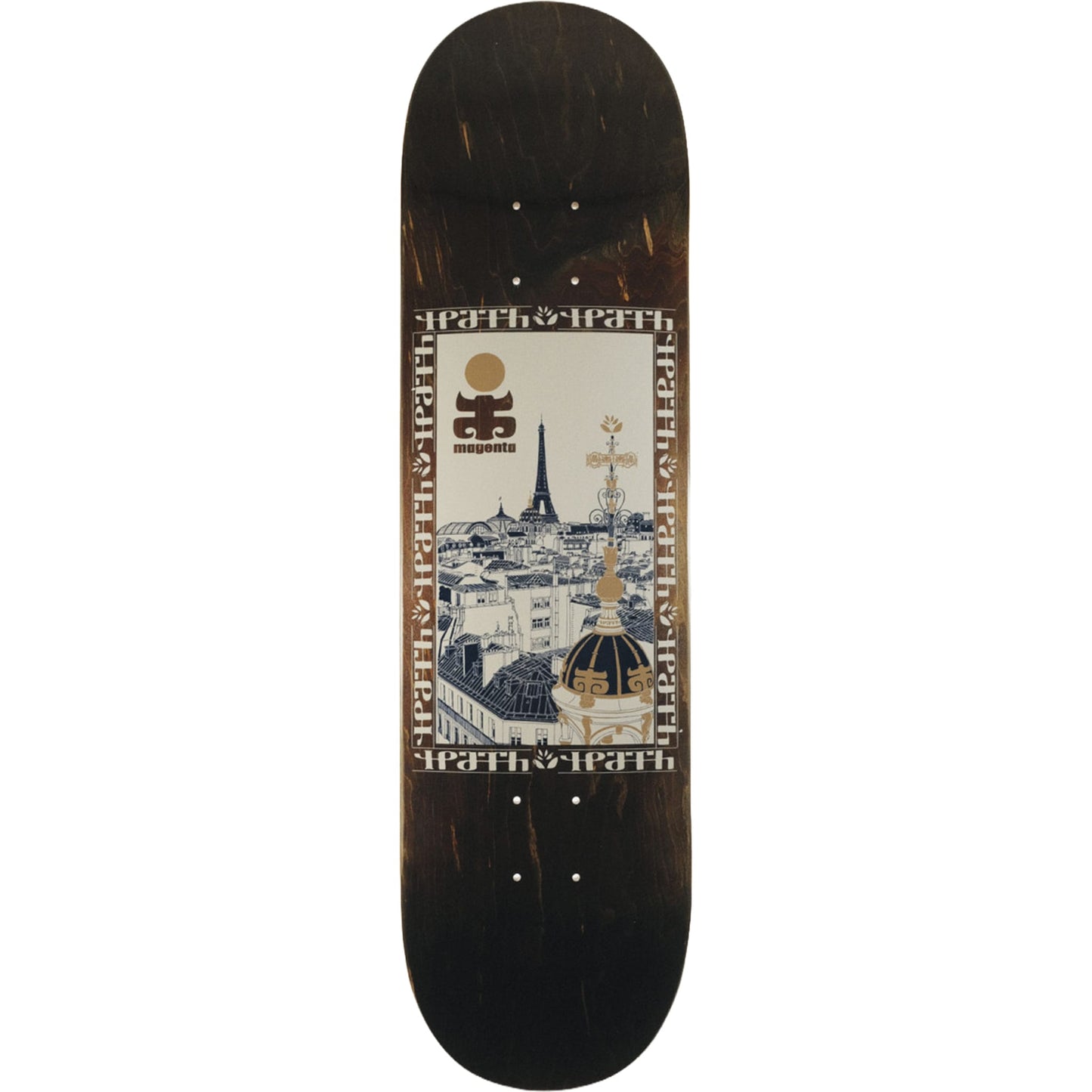 Magenta Magenpath Skateboard Deck 8.4"