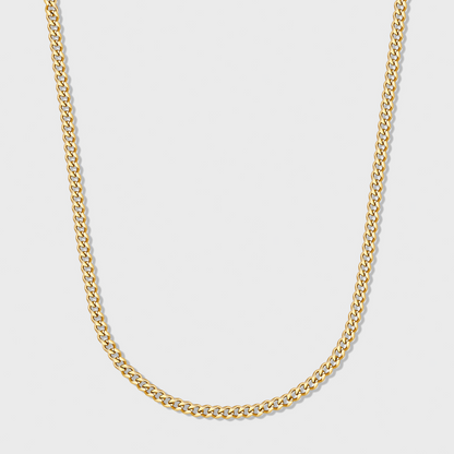 Micro Cuban Link Chain (Gold)