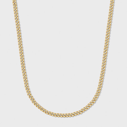Micro Cuban Link Chain (Gold)
