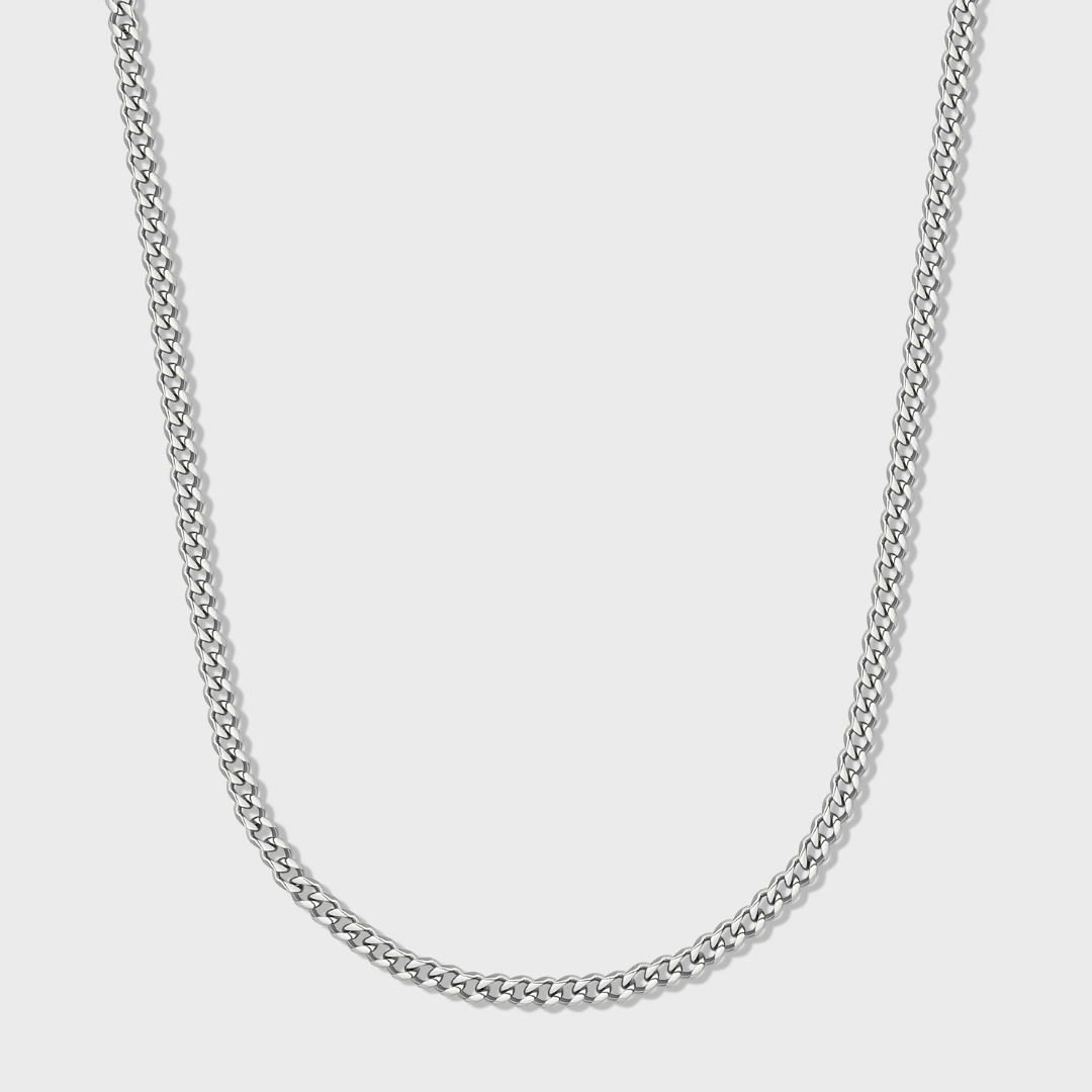 Micro Cuban Link Chain (Silver)