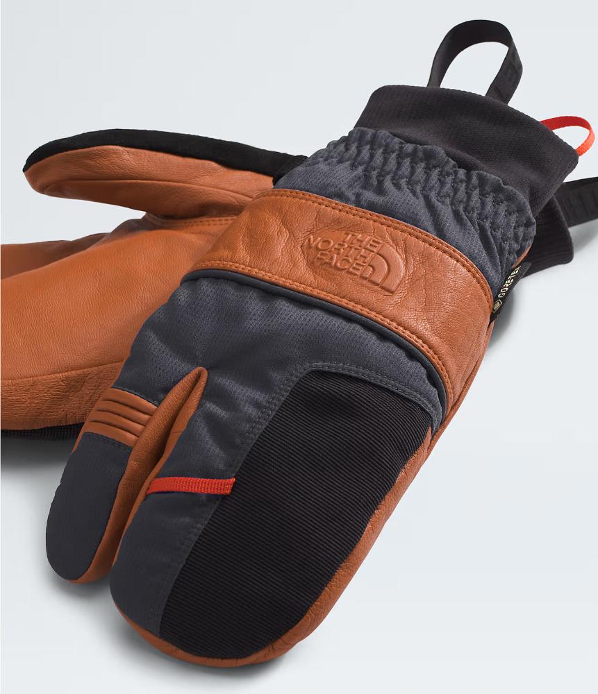 The North Face - Montana Pro SG GTX Trigger Mitt - Unisex - Leather Brown/Asphalt Grey