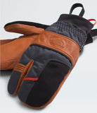 The North Face - Montana Pro SG GTX Trigger Mitt - Unisex - Leather Brown/Asphalt Grey