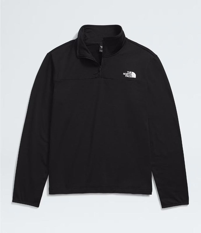 The North Face - Cedar Trail Grid Fleece 1/4 - Men's - TNF Black