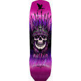 Powell Peralta Anderson Heron '04' Pink Foil Skateboard Deck 9.13"