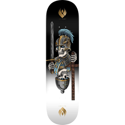 Powell Peralta Corrigan Chess Skull Flight Skateboard Deck Gold Foil 8.42"