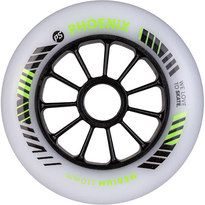 Powerslide PHOENIX DD Medium 110mm/84A Wheels (Pack of 8)