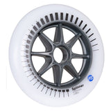 Powerslide Spinner White 125mm/88A Wheels (Pack of 3)