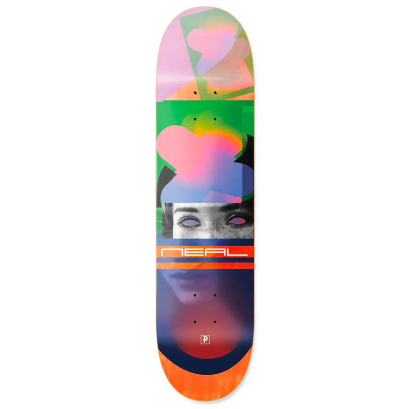 Primitive Robert Neal Eyes Skateboard Deck  - 8.25″ Orange