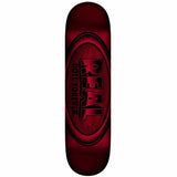 Real DBX Oval Red Foil 8.38" Skateboard Deck