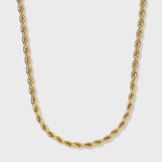 Rope Chain (Gold) - 4mm