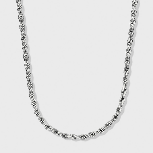 Rope Chain (Silver) - 4mm