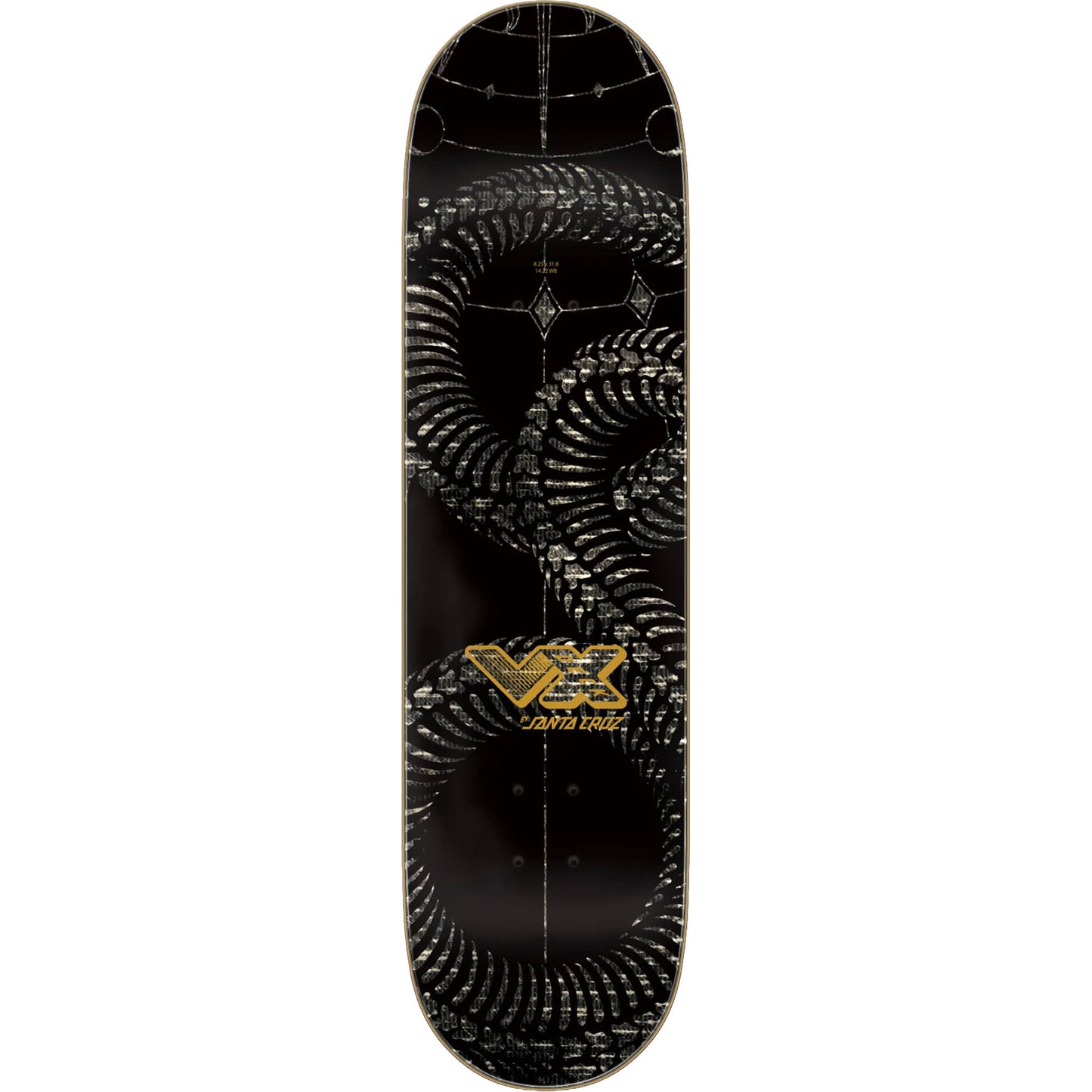 Santa Cruz McCoy Snakes VX Skateboard Deck 8.25"