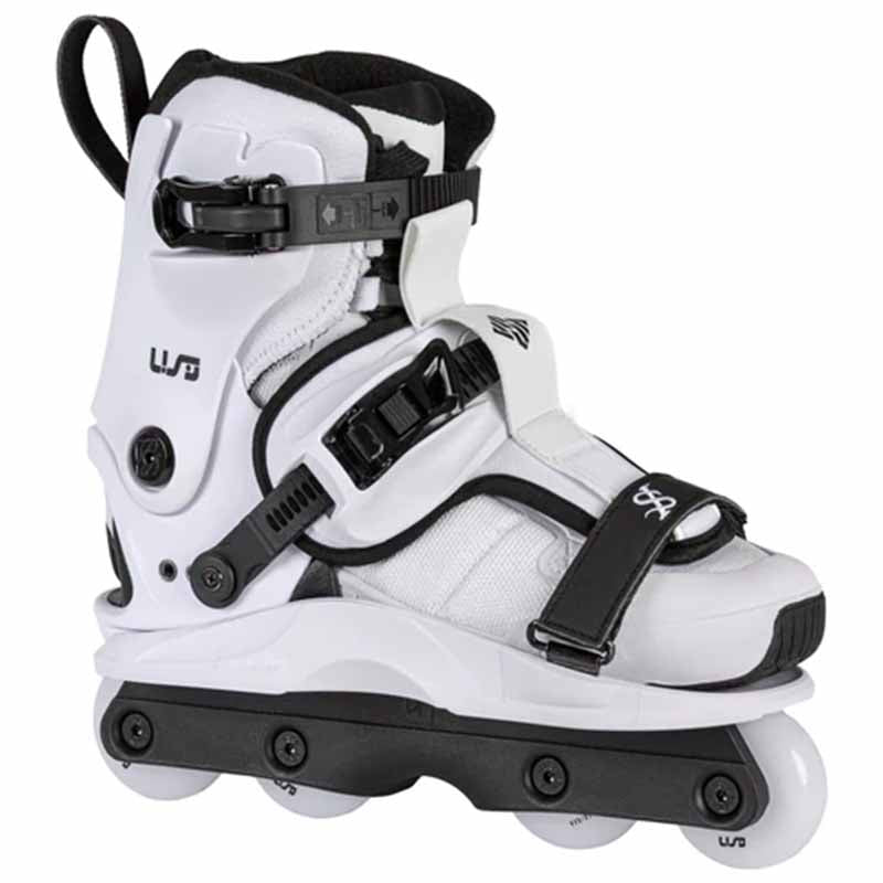 USD Shadow Team White Aggressive Skates
