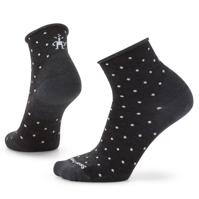 Smartwool - Everyday Classic Dot Ankle Socks - Unisex - Charcoal