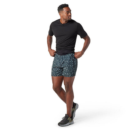 Smartwool - Mens Merino Sport Lined Short - Black Composite Print