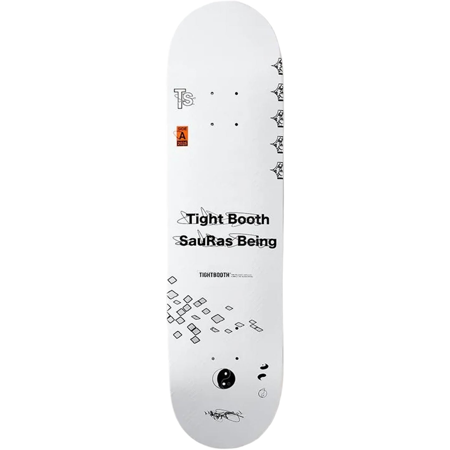 Tightbooth X SauRas Being Skateboard Deck 8.25"
