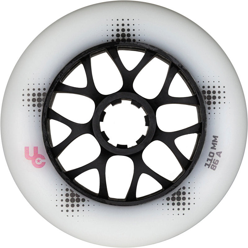 Undercover Team PRO White 110mm/86A Wheels (Pack of 3)