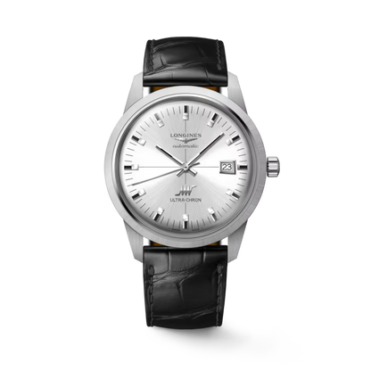 Ultra-Chron Classic 40 mm Sunray Silver on Strap