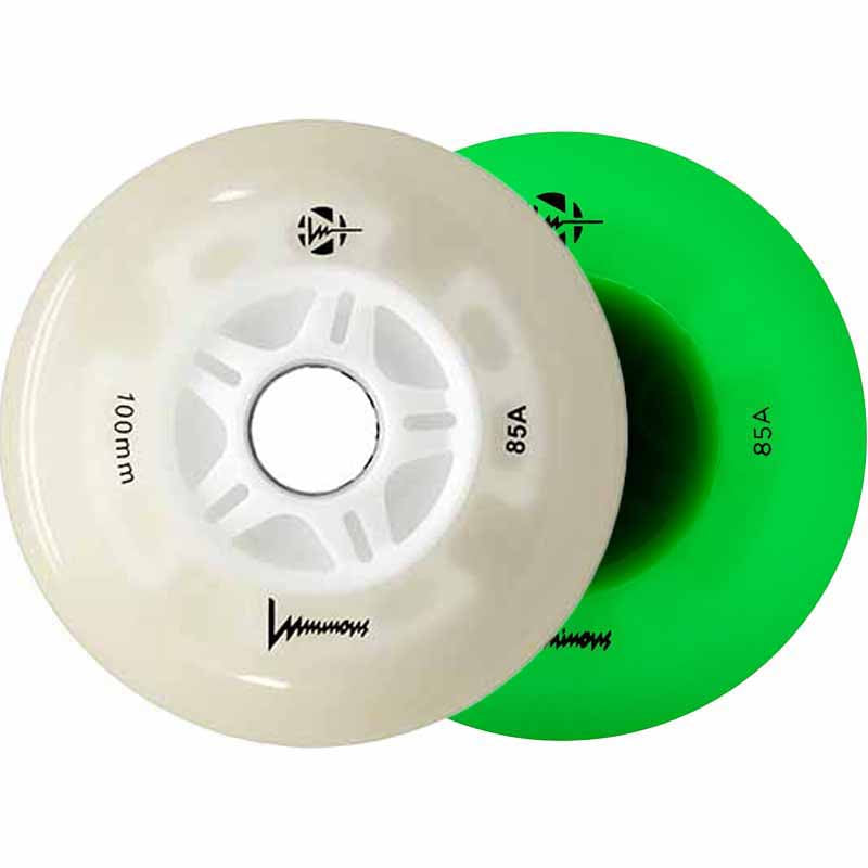Luminous LED 100mm/85A Wheels (Pack of 3)